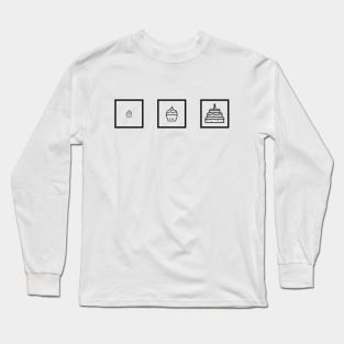 The Office Kevin's Cupcakes Black Long Sleeve T-Shirt